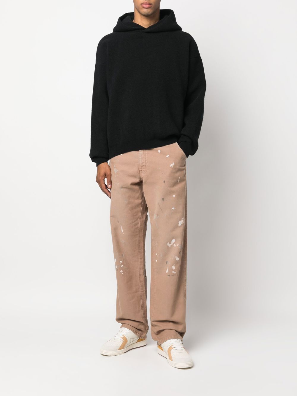 DARKPARK DARKPARK- Indron Painted Canvas Trousers