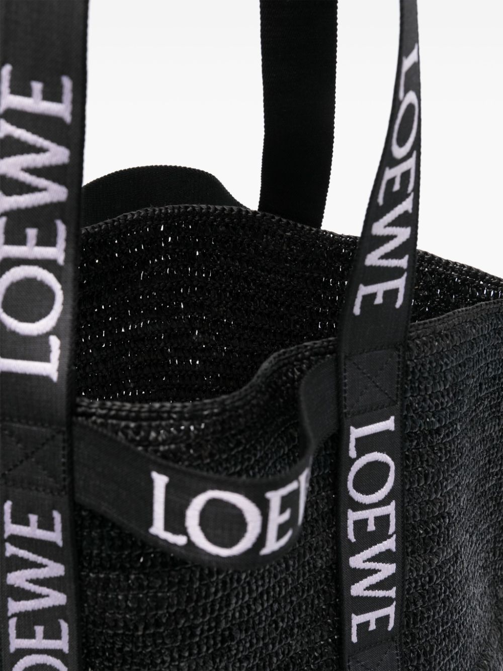 Loewe LOEWE- Fold Shopper Raffia Tote Bag