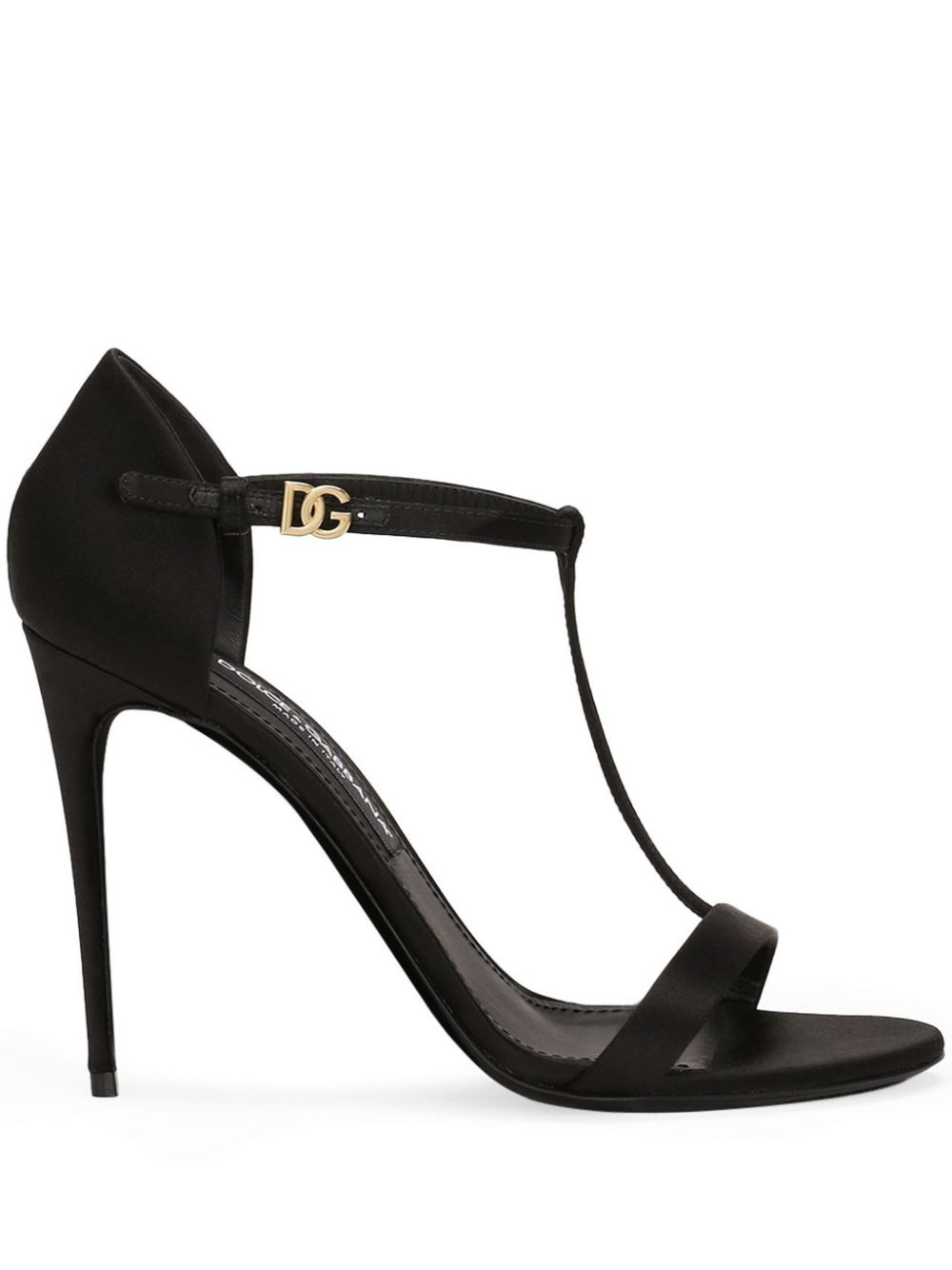 Dolce & Gabbana DOLCE & GABBANA- Satin T-bar Sandals