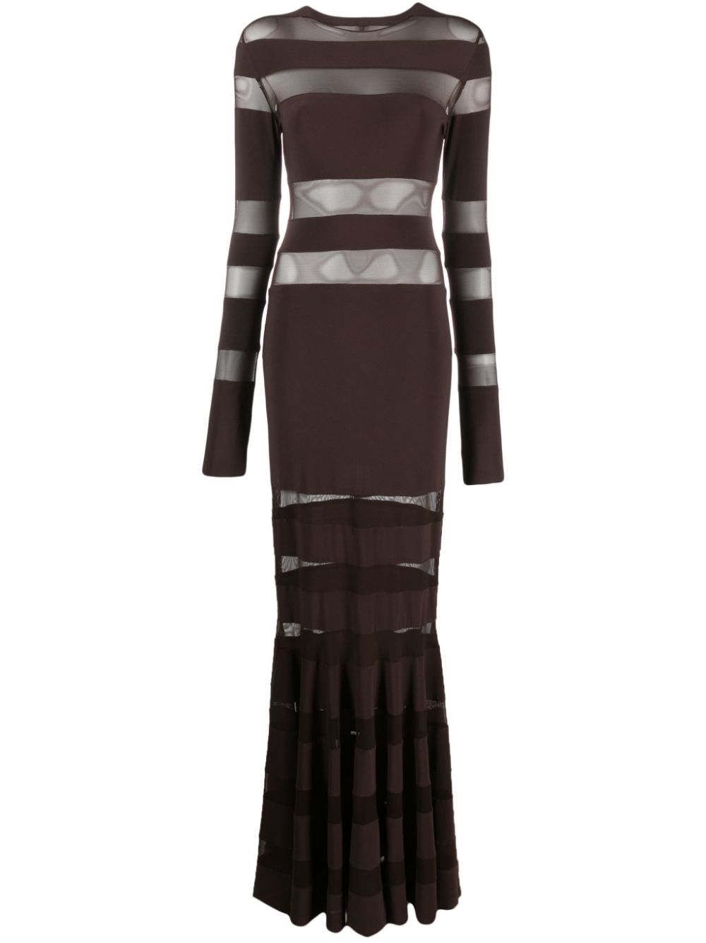 Norma Kamali NORMA KAMALI- Striped Long Dress