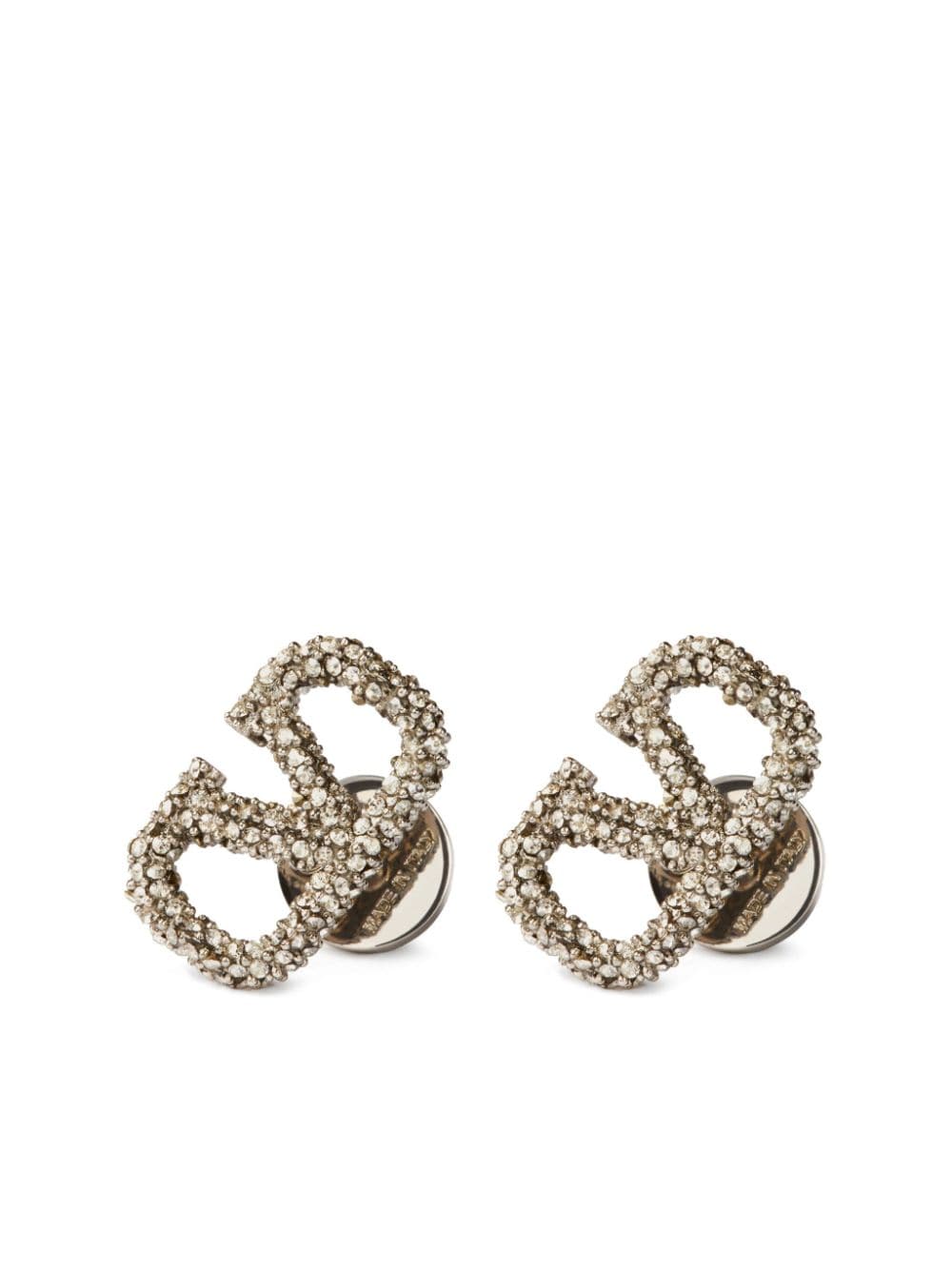 VALENTINO GARAVANI VALENTINO GARAVANI- Vlogo Signature Strass Earrings