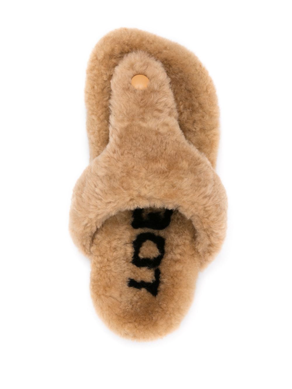 Loewe LOEWE- Faux Fur Slides Sandals