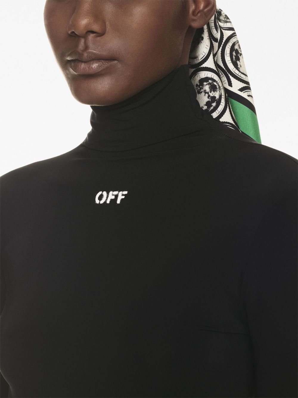 OFF-WHITE OFF-WHITE- High Neck Viscose Sweater