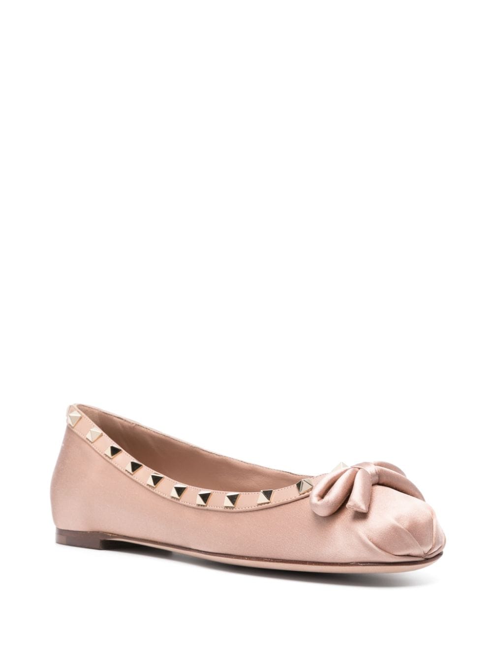 VALENTINO GARAVANI VALENTINO GARAVANI- Rockstud Leather Ballet Flats