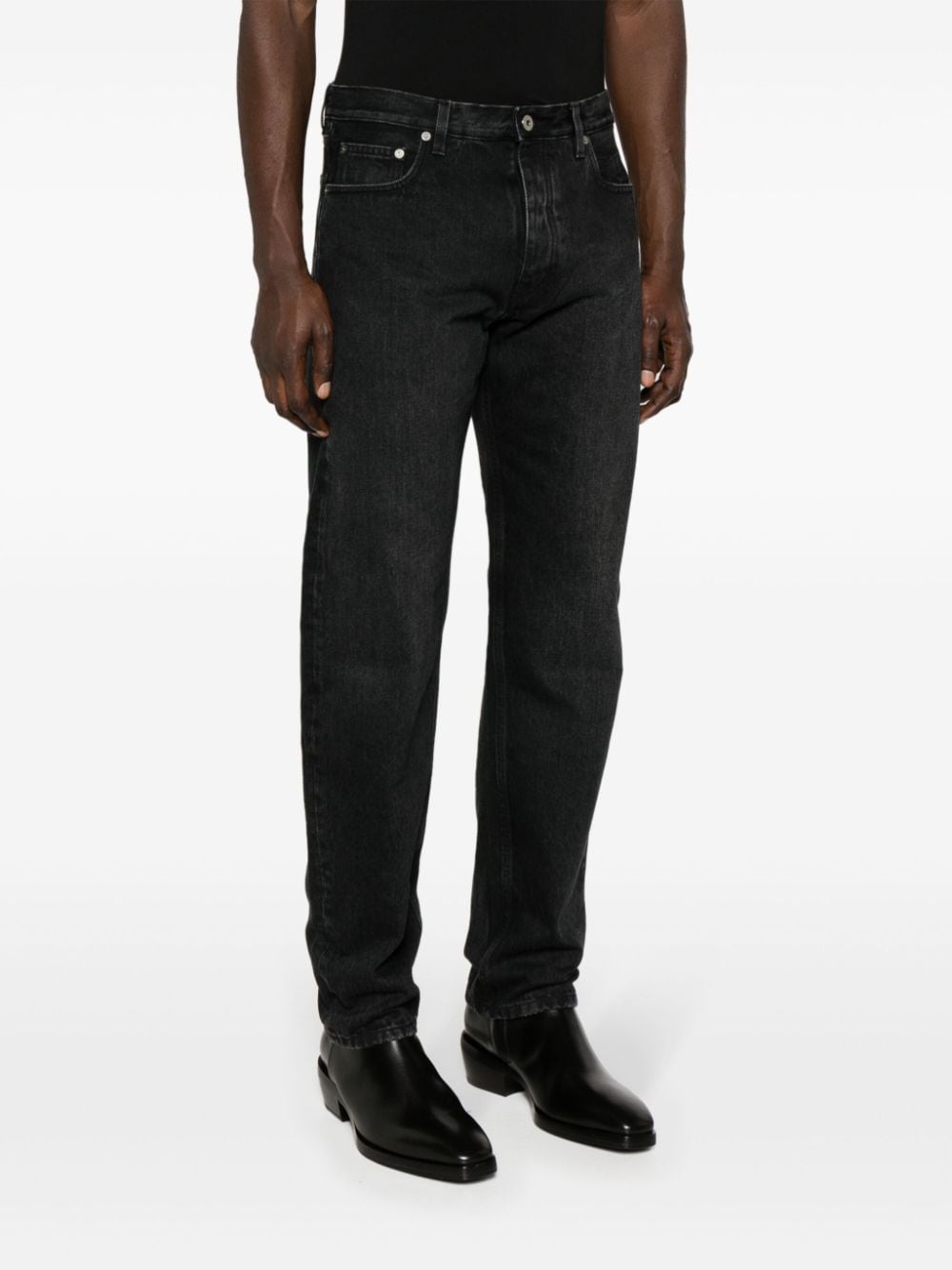 OFF-WHITE OFF-WHITE- Tapered Denim Jeans