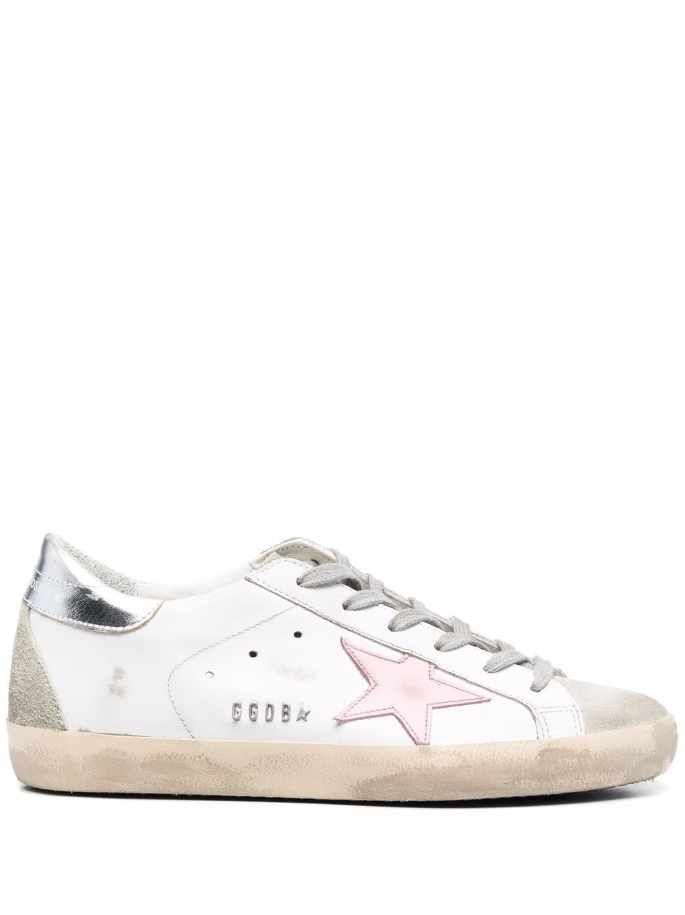 Golden Goose GOLDEN GOOSE- Super-star Leather Sneakers