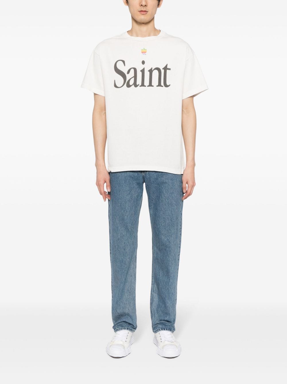 Saint Mxxxxxx SAINT MXXXXXX- Logo Cotton T-shirt