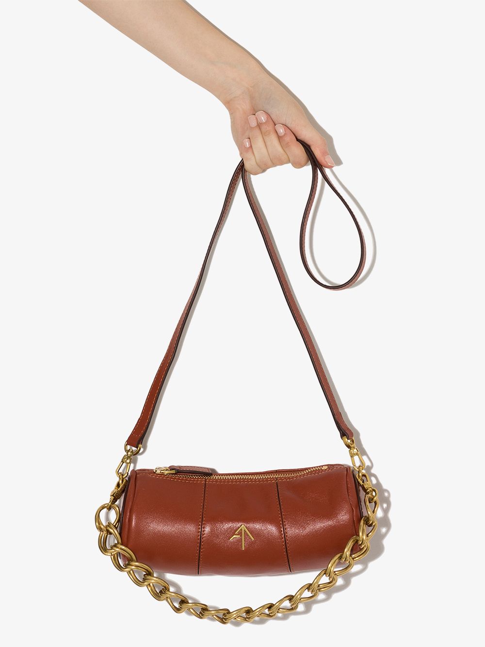 Manu Atelier MANU ATELIER- Xx Mini Cylinder Leather Bag