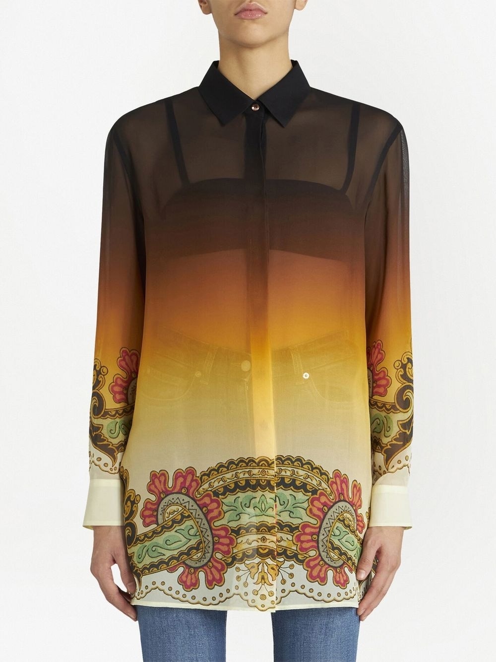 Etro ETRO- Printed Silk Shirt