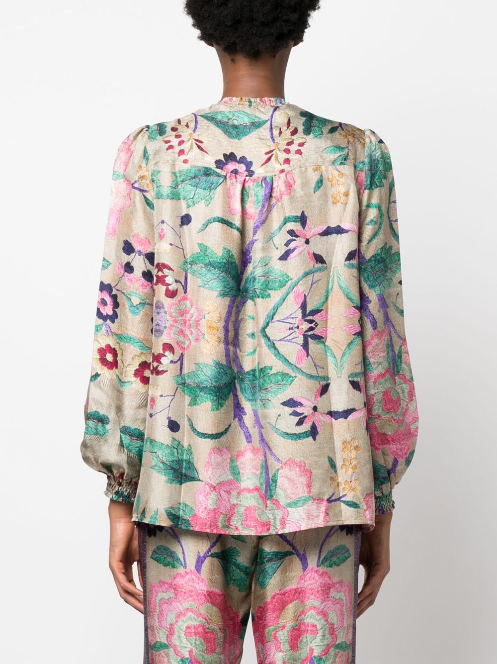 Pierre-Louis Mascia PIERRE-LOUIS MASCIA- Printed Silk Shirt