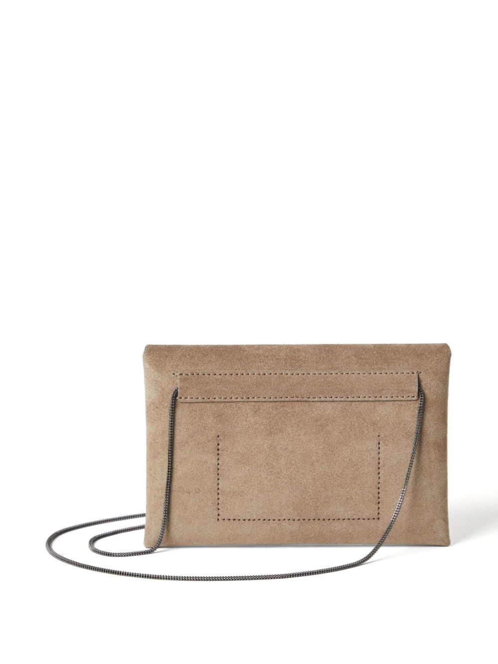 Brunello Cucinelli BRUNELLO CUCINELLI- Envelope Bag With Shiny Shoulder Belt