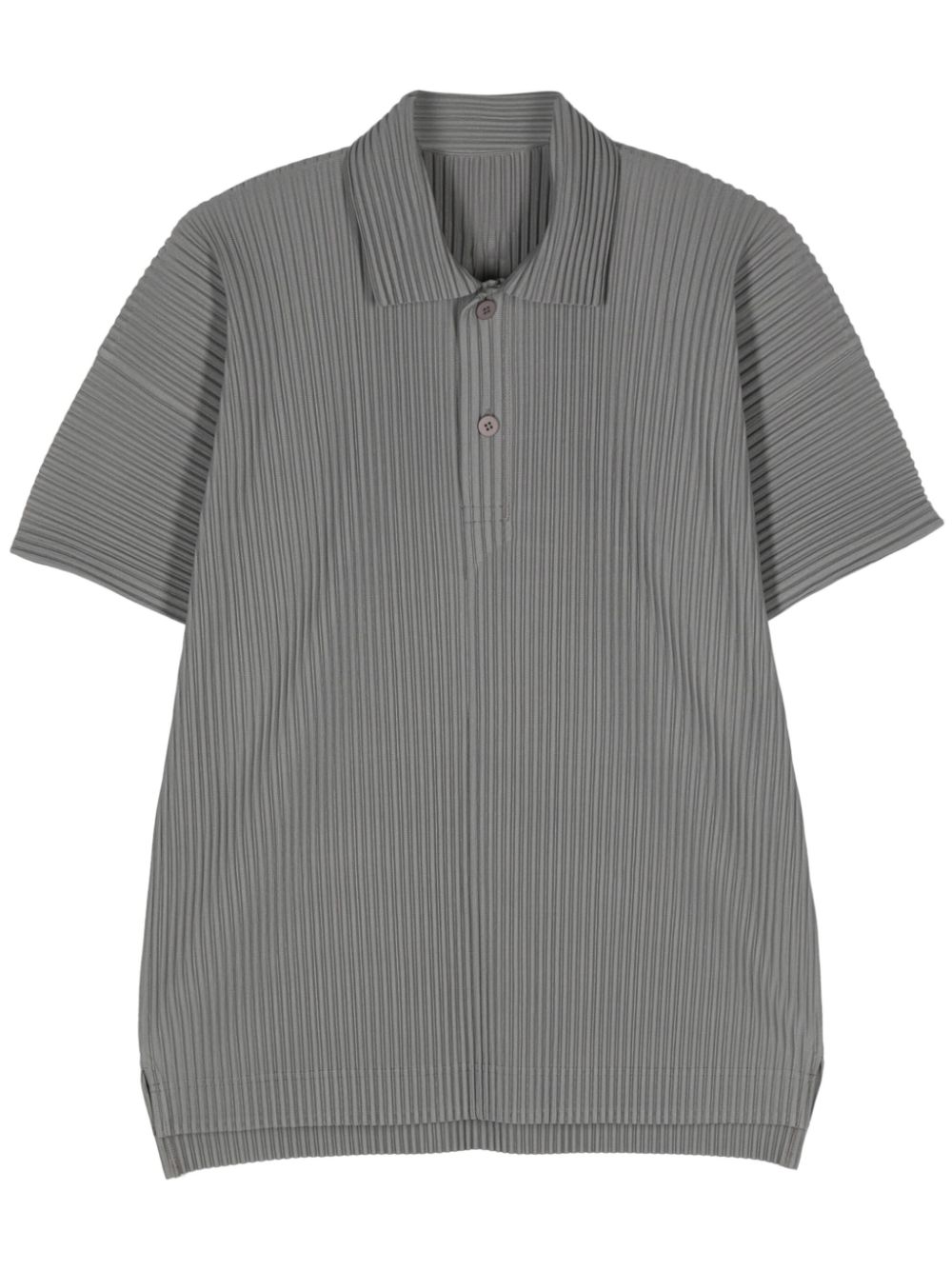  HOMME PLISSE' ISSEY MIYAKE- Pleated Polo Shirt