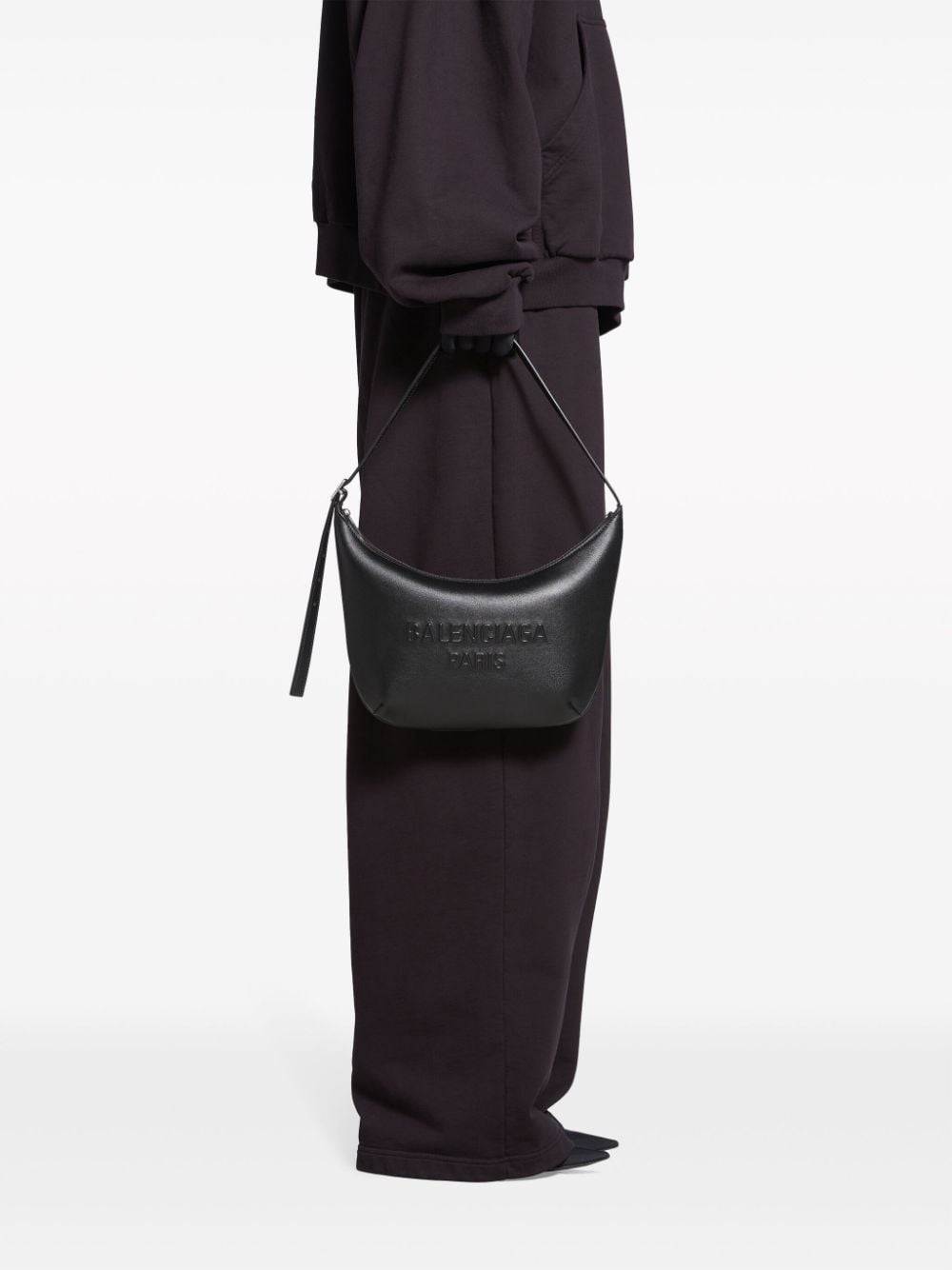 Balenciaga BALENCIAGA- Mary-kate Leather Shoulder Bag