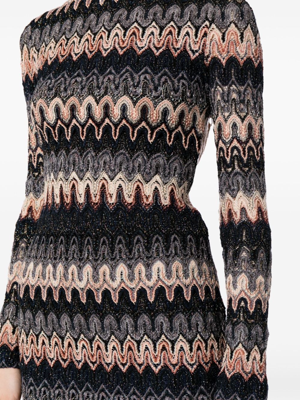 Missoni MISSONI- Zigzag Pattern Short Dress