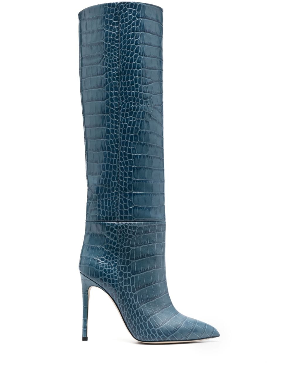 PARIS TEXAS PARIS TEXAS- Leather Crocodile-embossed Boots