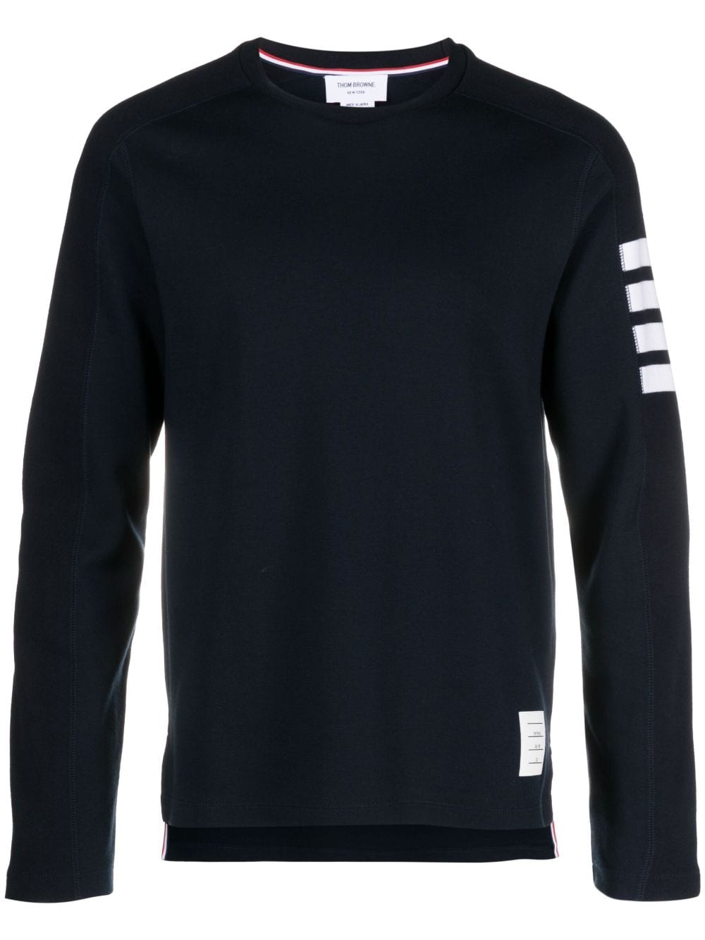 Thom Browne THOM BROWNE- 4bar Cotton Crewneck Sweater