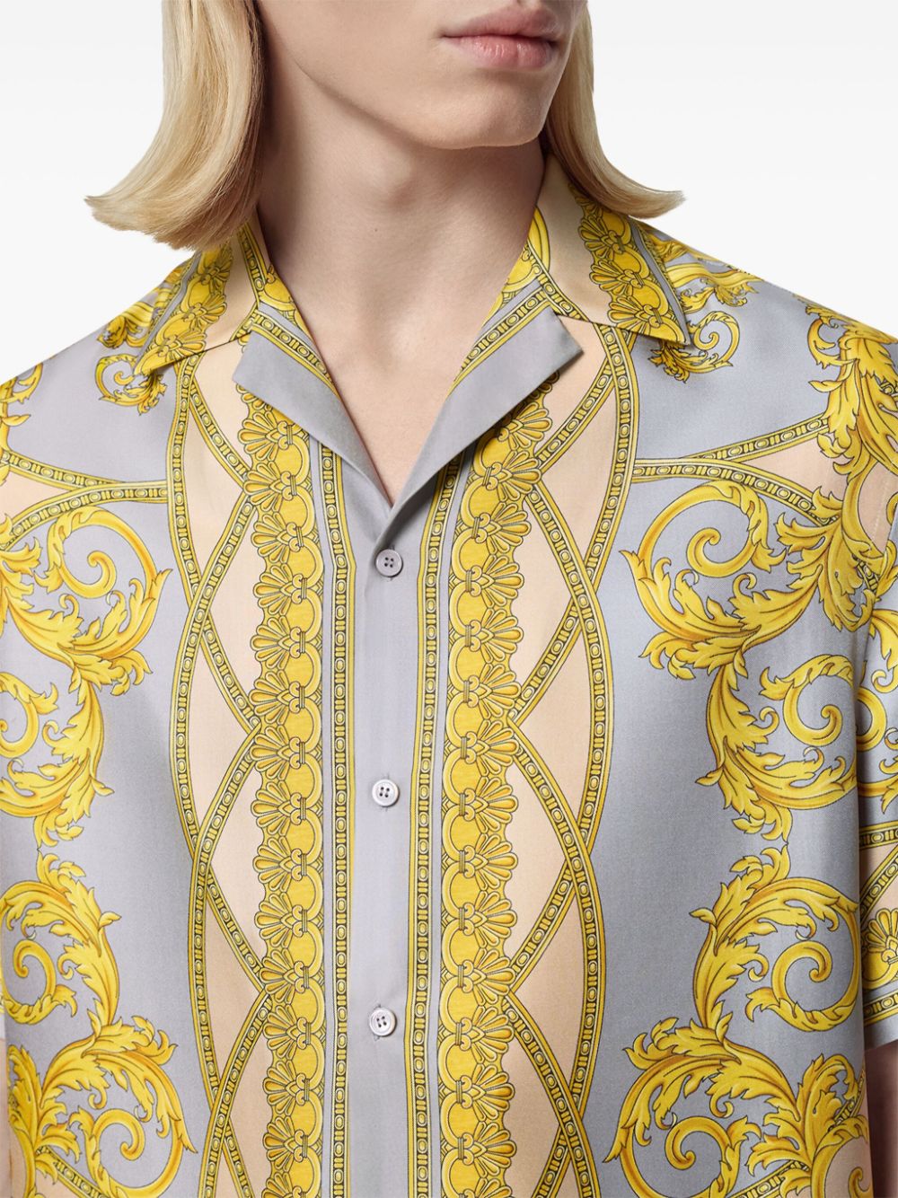 Versace VERSACE- Barocco Print Silk Shirt