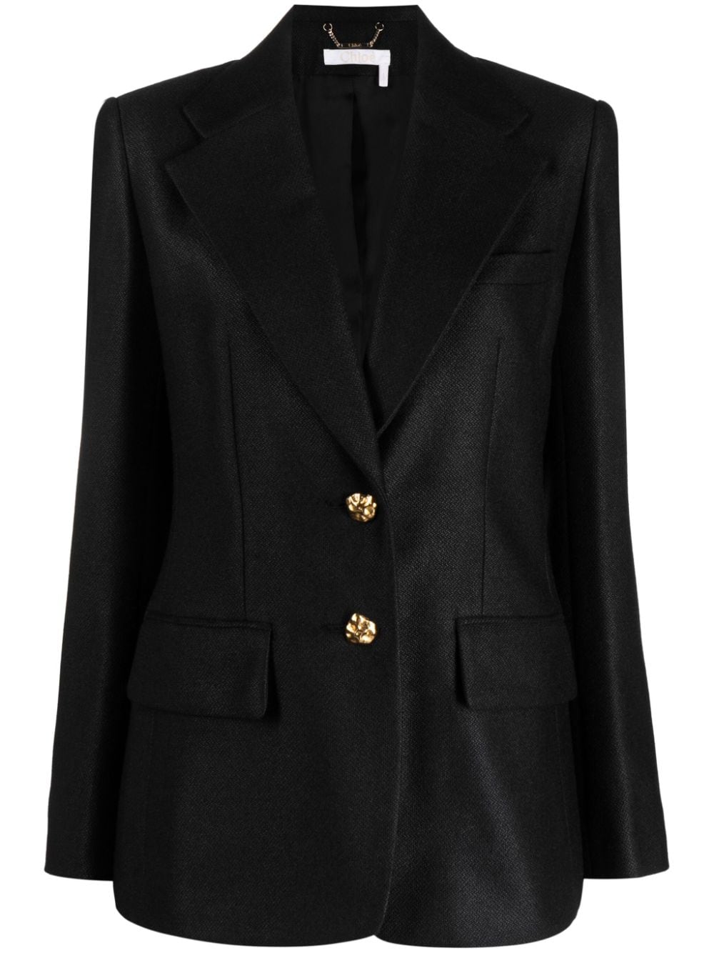 Chloé CHLOÉ- Wool And Silk Blend Single-breasted Jacket