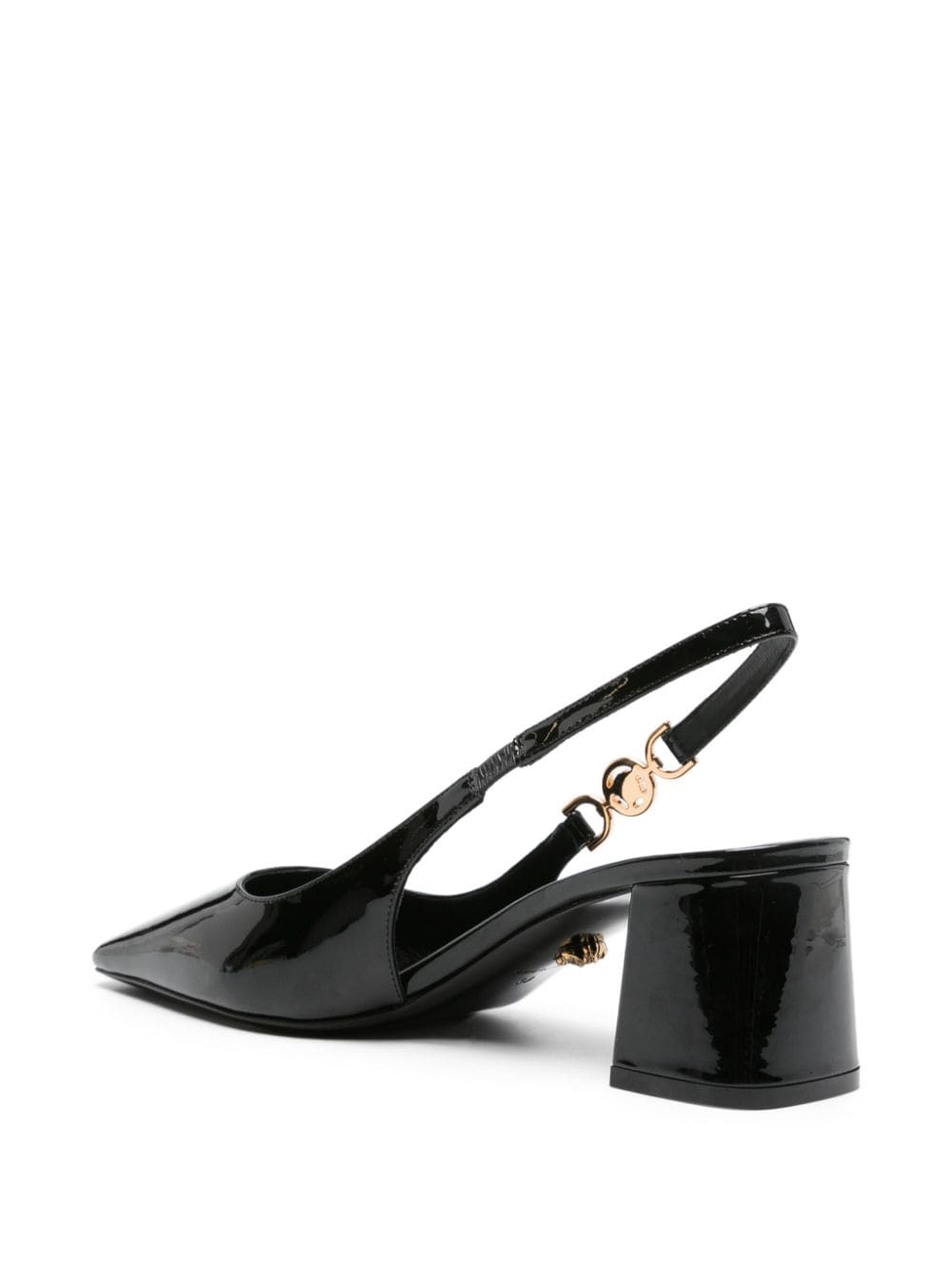 Versace VERSACE- Patent Leather Slingback Pumps