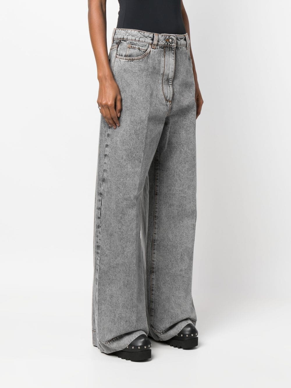 Etro ETRO- Wide Leg Cotton Jeans