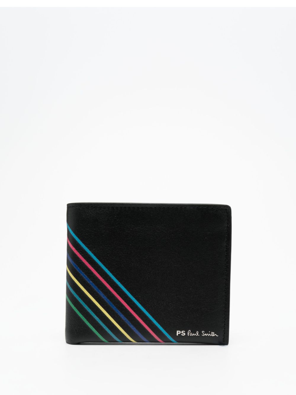 Ps Paul Smith PS PAUL SMITH- Striped Leather Wallet