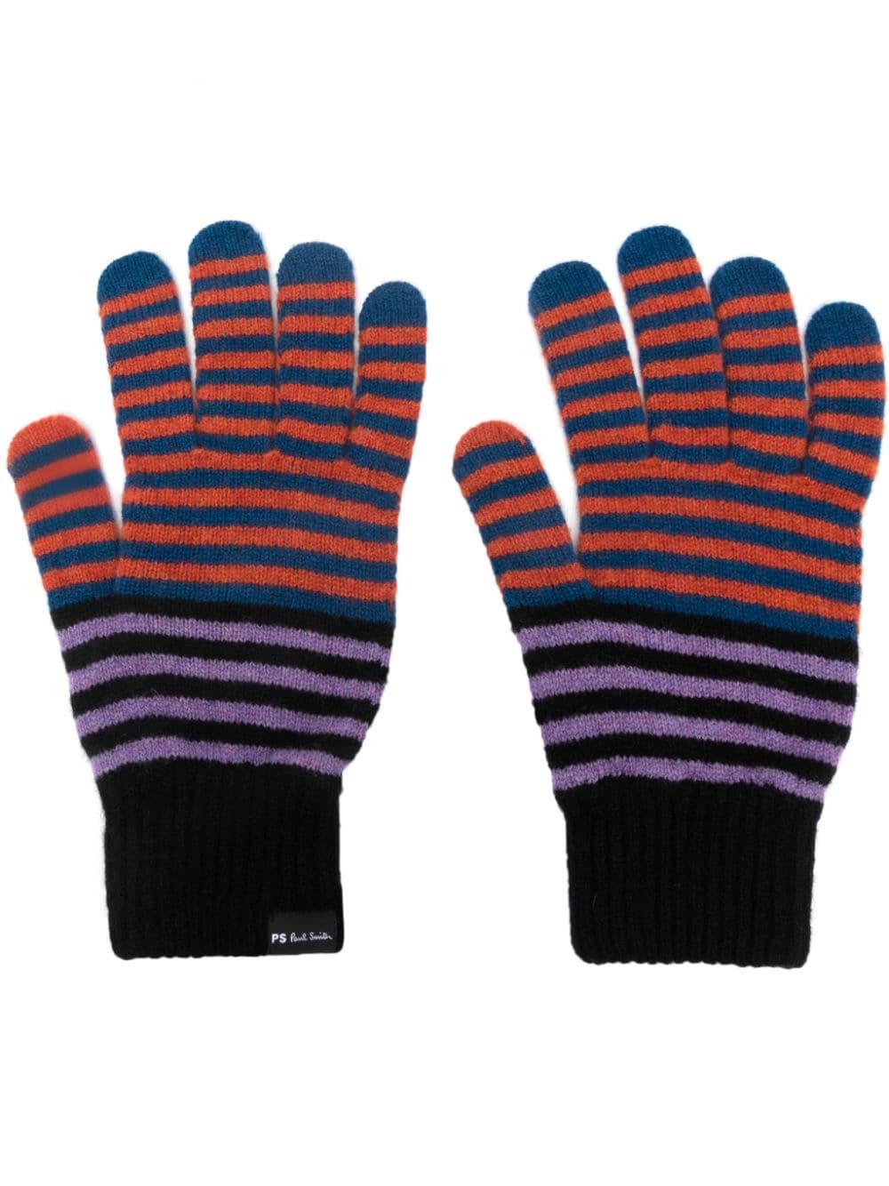 Ps Paul Smith PS PAUL SMITH- Wool Striped Gloves