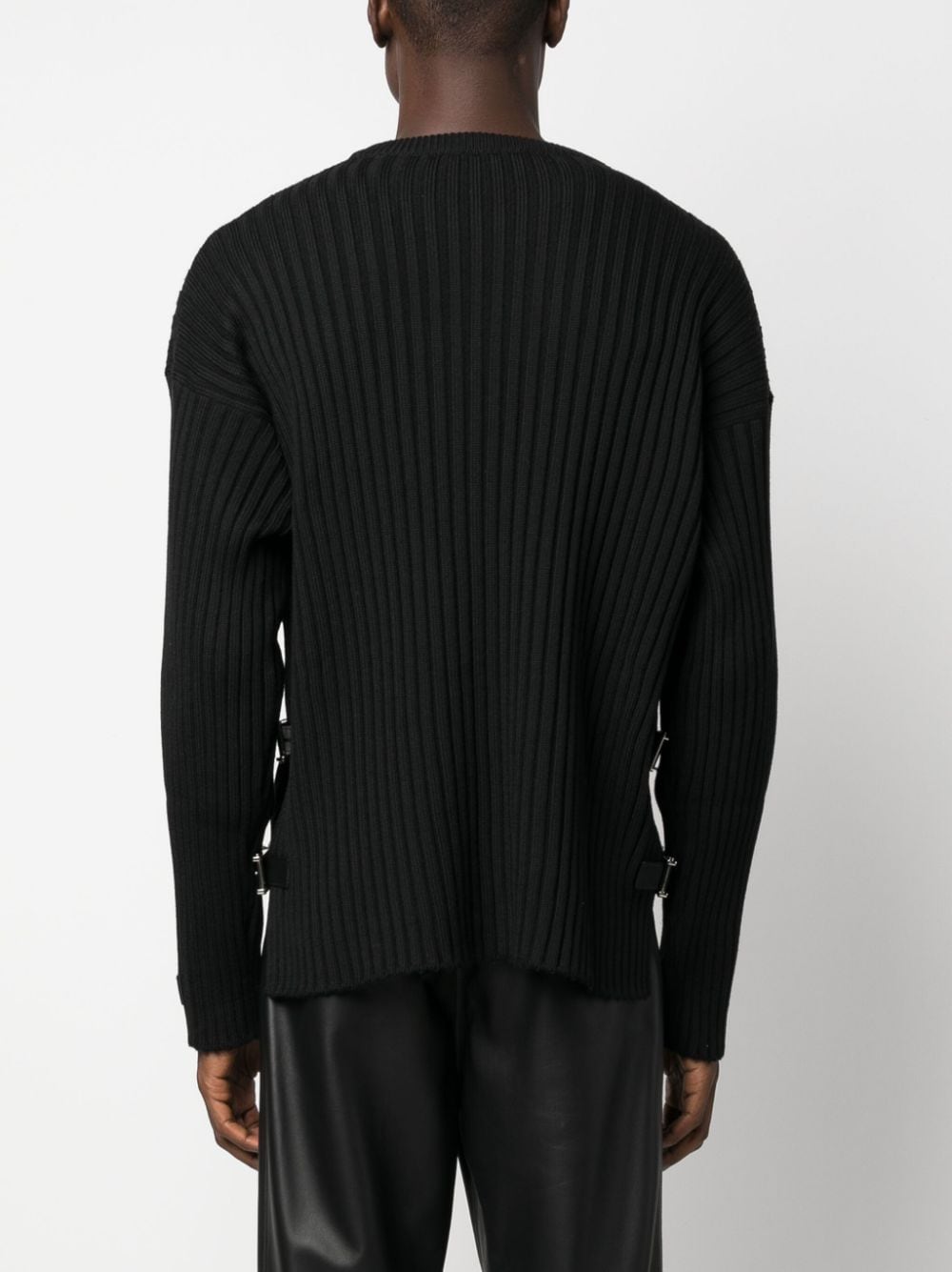 Versace VERSACE- Buckles Detail Wool Sweater