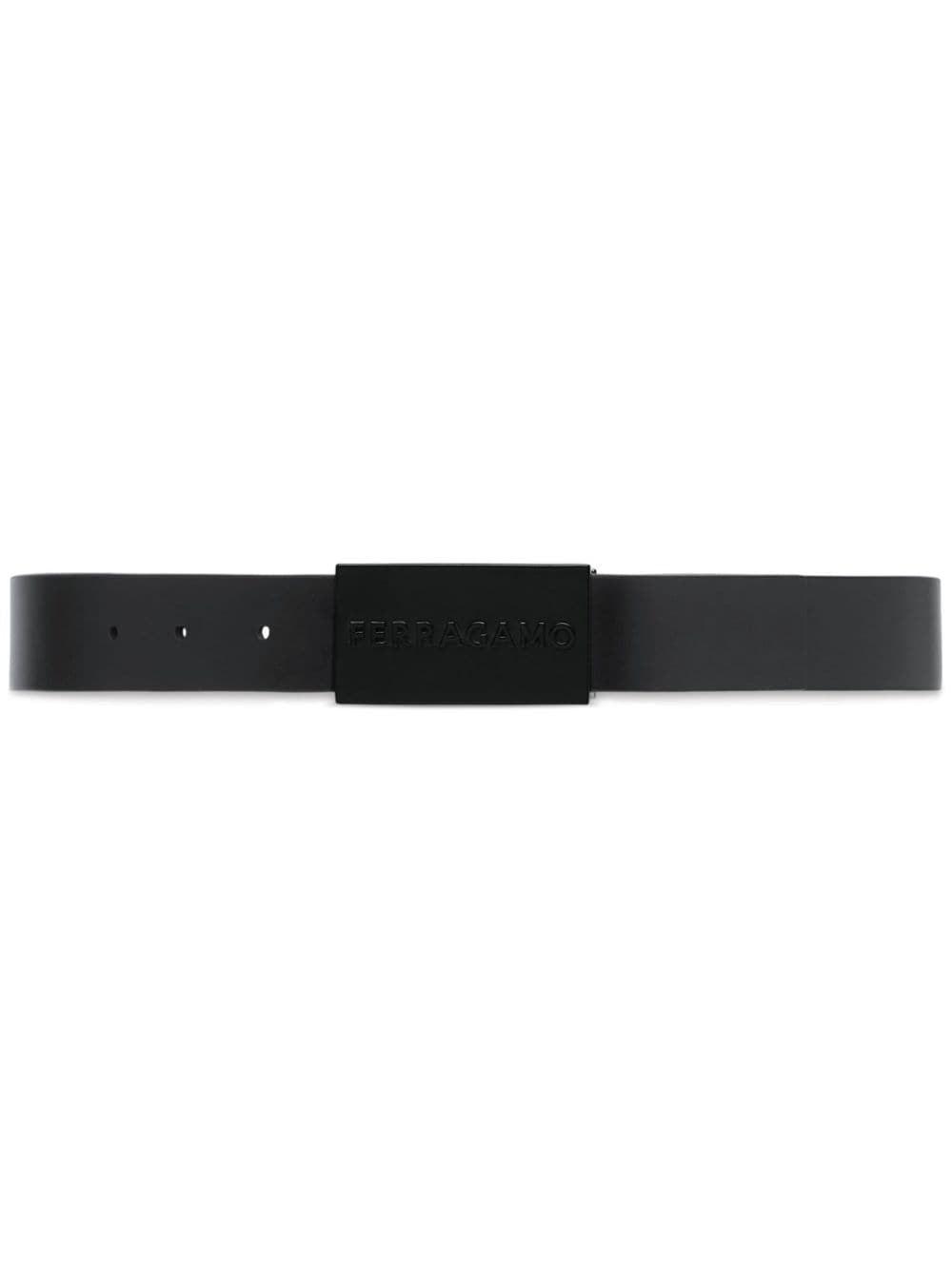 Ferragamo FERRAGAMO- Leather Reversible Belt