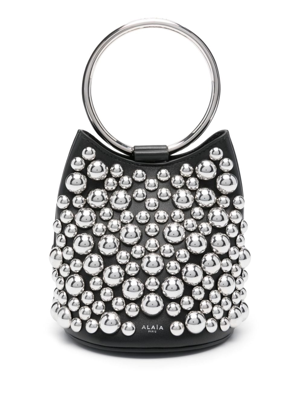 Alaïa ALAÏA- Ring Mini Leather Bucket