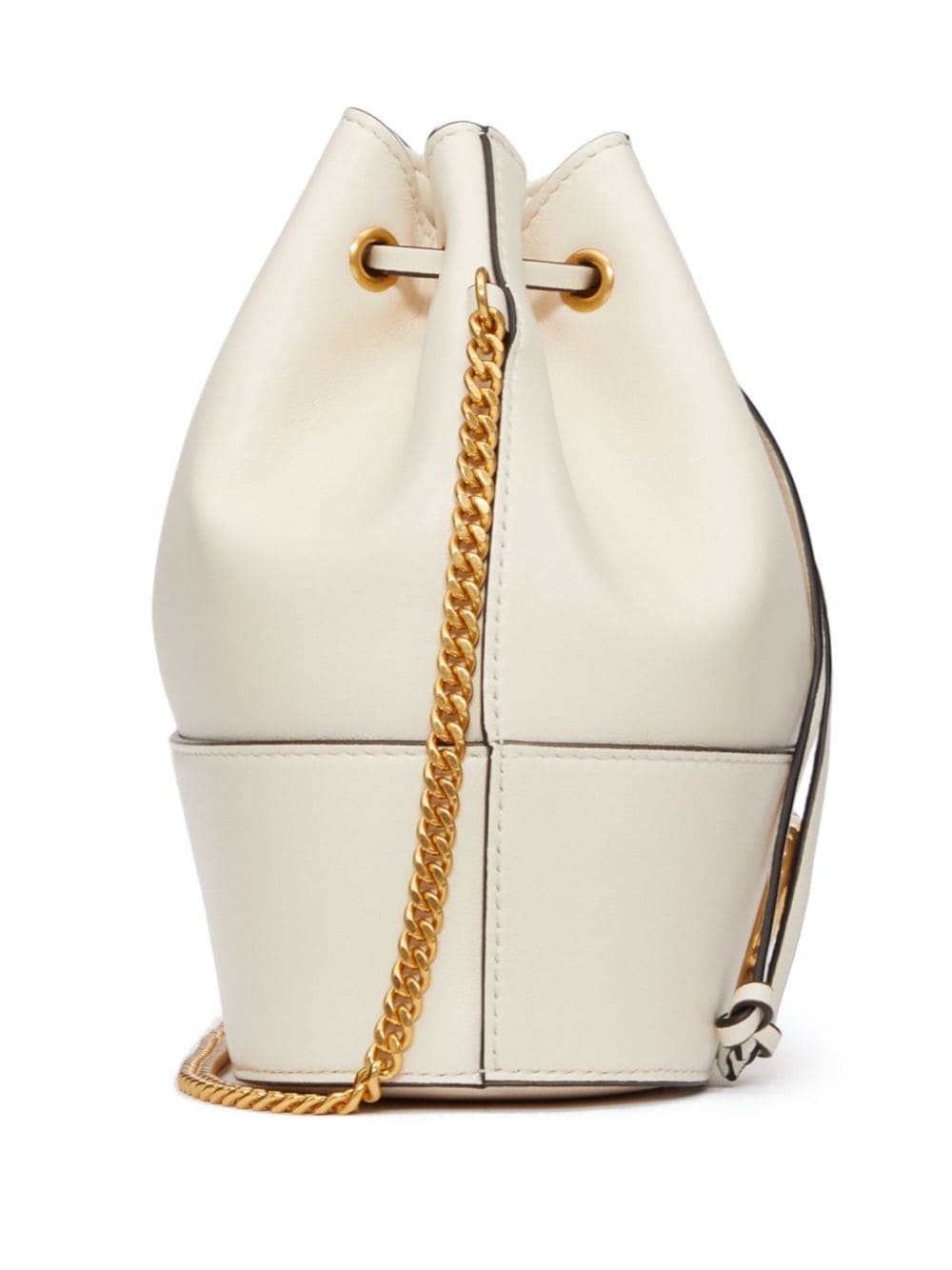 VALENTINO GARAVANI VALENTINO GARAVANI- Vlogo Signature Mini Leather Bucket Bag