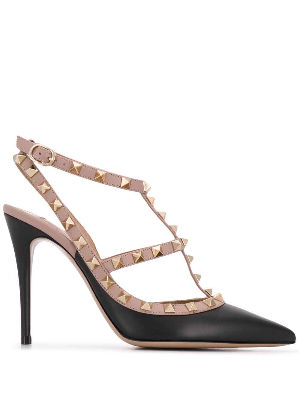 VALENTINO GARAVANI VALENTINO GARAVANI- Rockstud Leather Slingback Pumps