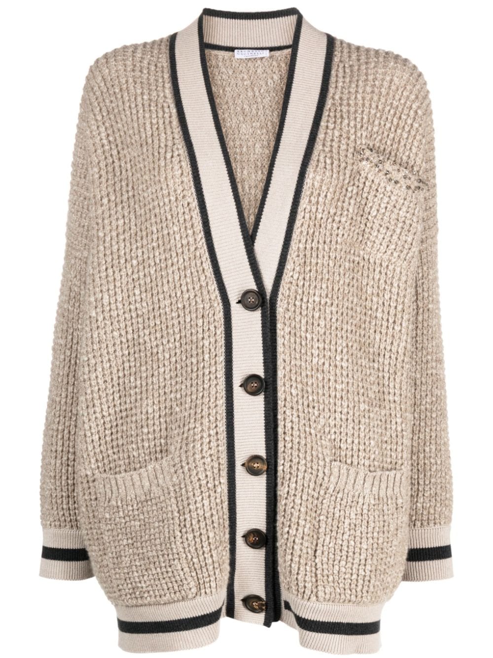 Brunello Cucinelli BRUNELLO CUCINELLI- Cashmere And Silk Blend Cardigan