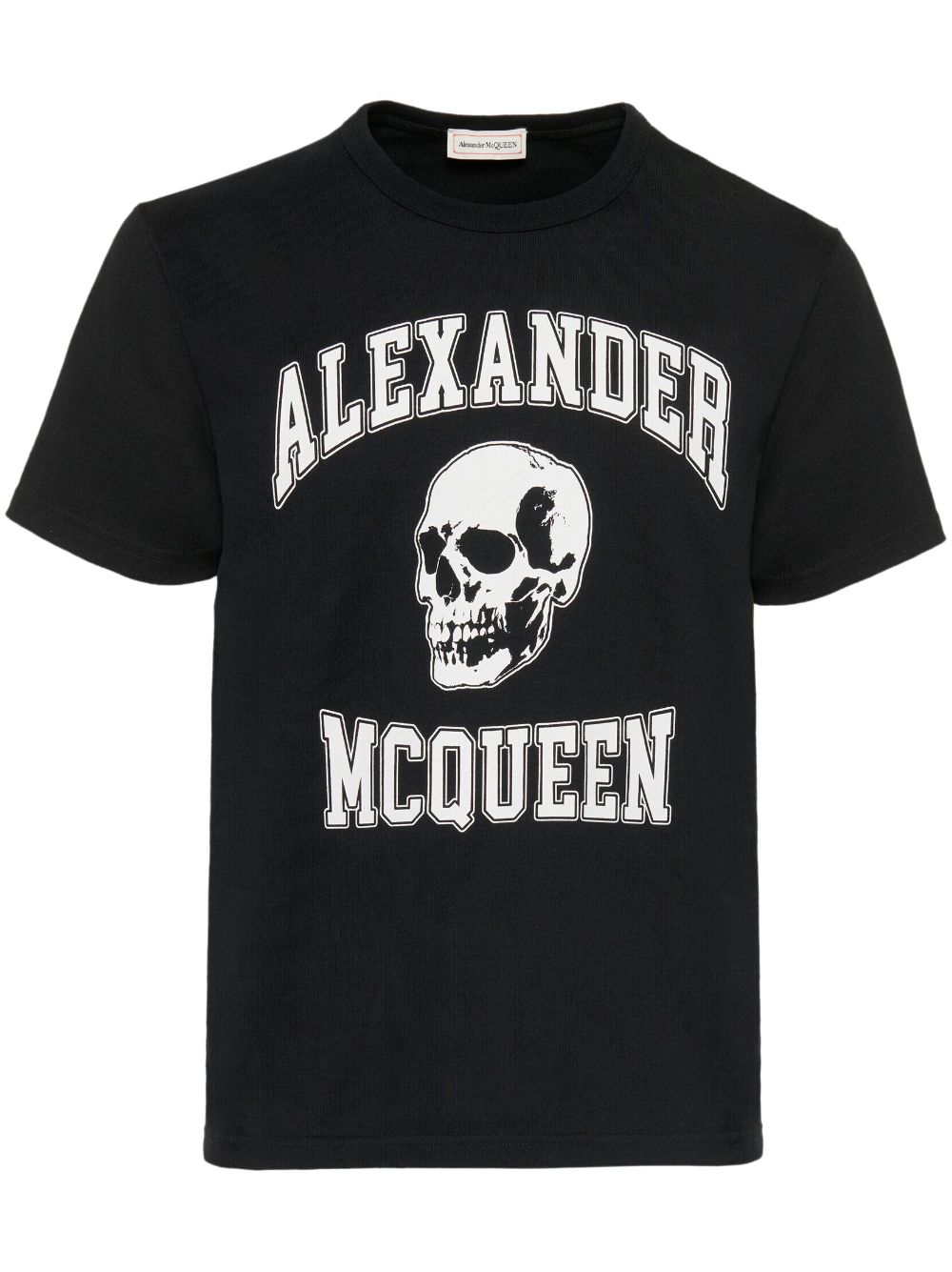 Alexander McQueen ALEXANDER MCQUEEN- Logo Organic Cotton T-shirt