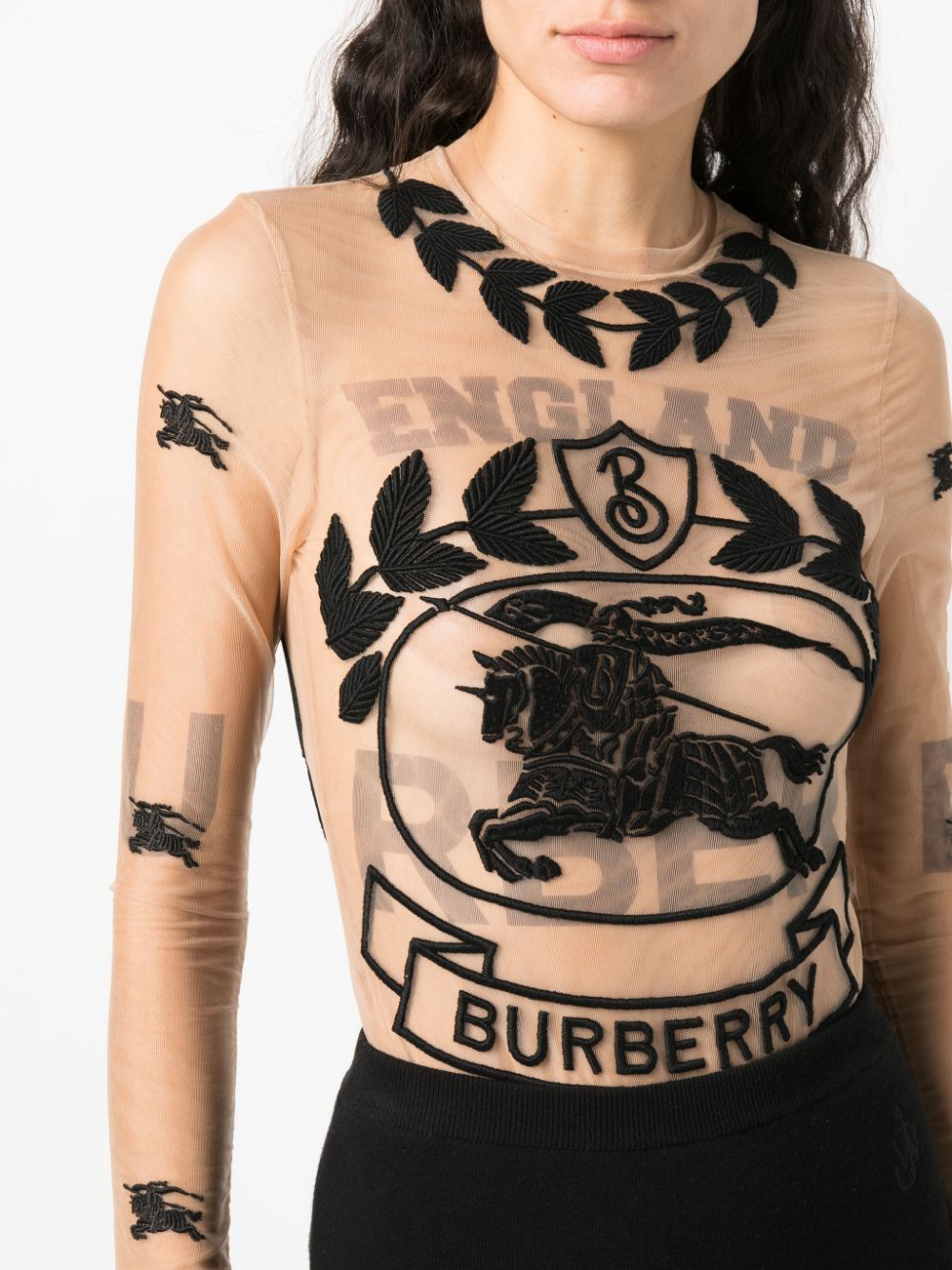 Burberry BURBERRY- Logo Bodysuit