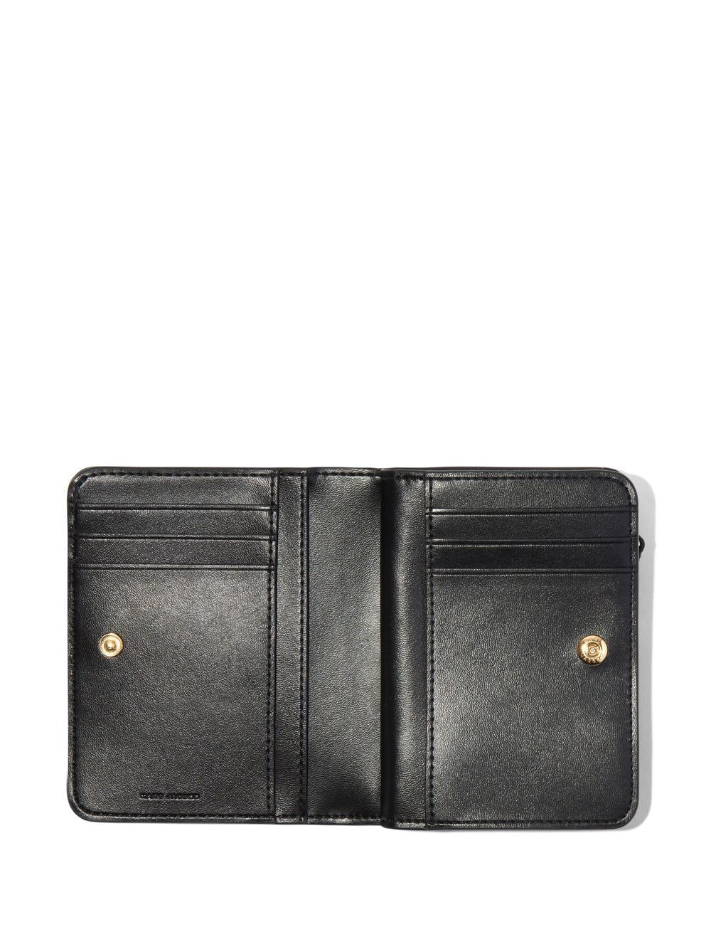 Marc Jacobs MARC JACOBS- The J Marc Mini Compact Leather Wallet