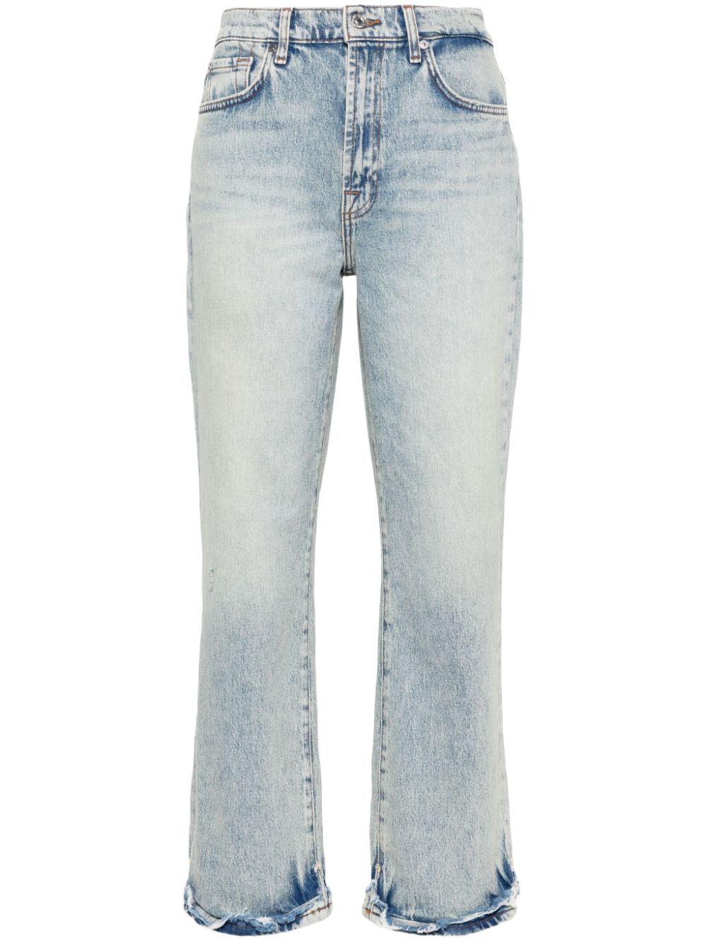 7 For All Mankind 7 FOR ALL MANKIND- Logan Cropped Denim Jeans