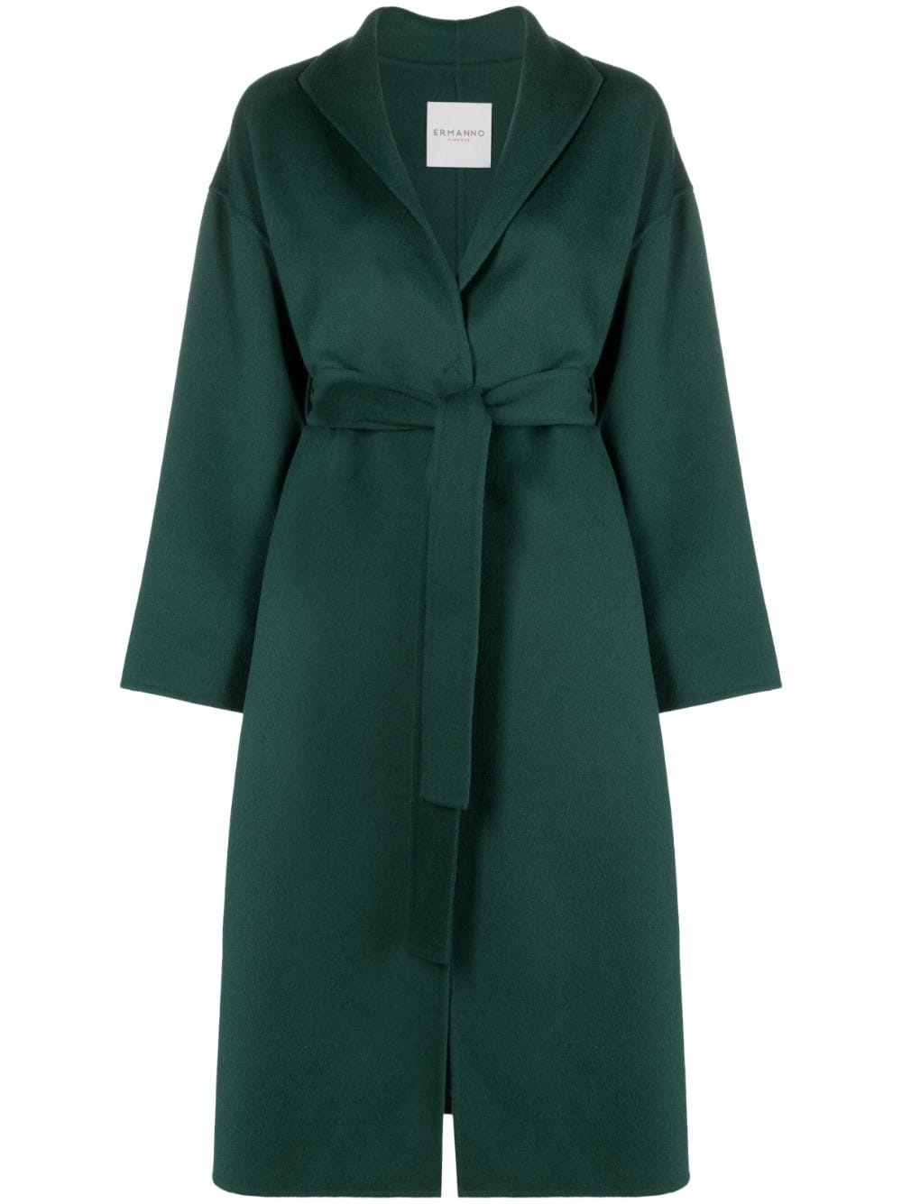 Ermanno ERMANNO- Belted Long Coat