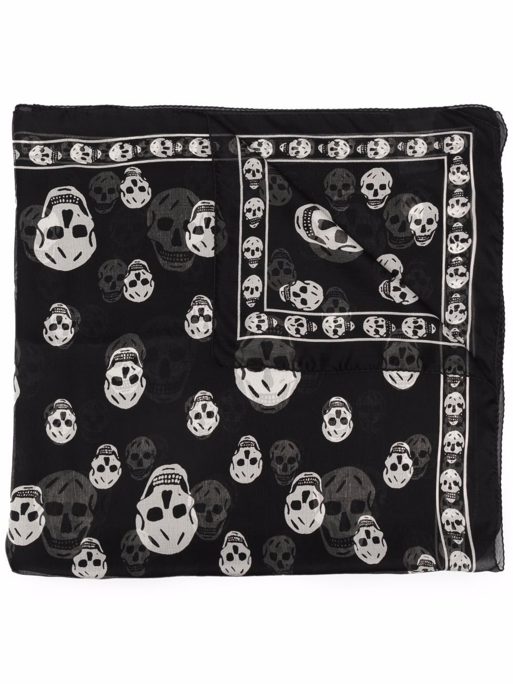 Alexander McQueen ALEXANDER MCQUEEN- Skull Silk Scarf