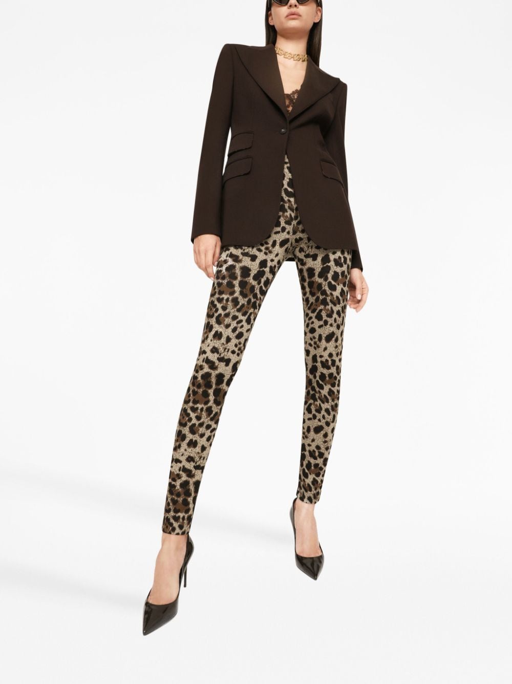 Dolce & Gabbana DOLCE & GABBANA- Leopard Print Trousers