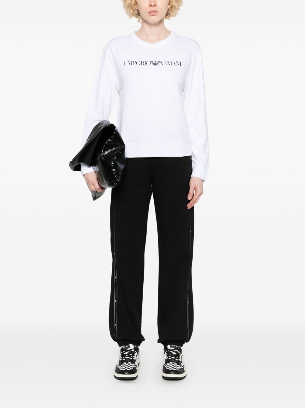 Emporio Armani EMPORIO ARMANI- Logo Cotton Sweatshirt