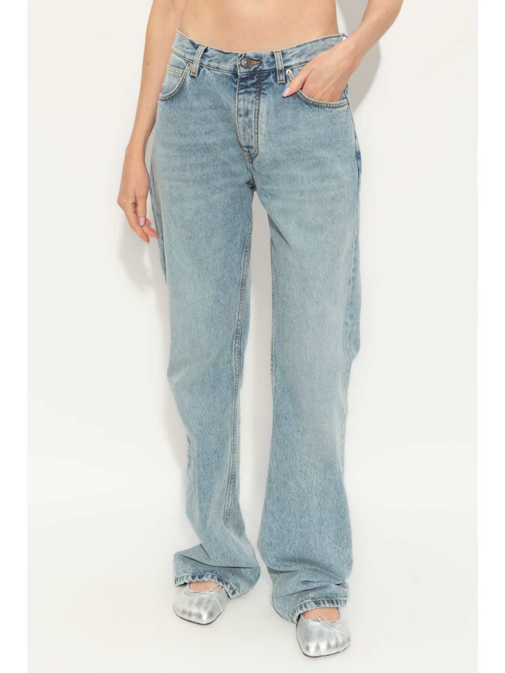 Balenciaga BALENCIAGA- Low-waist Denim Jeans