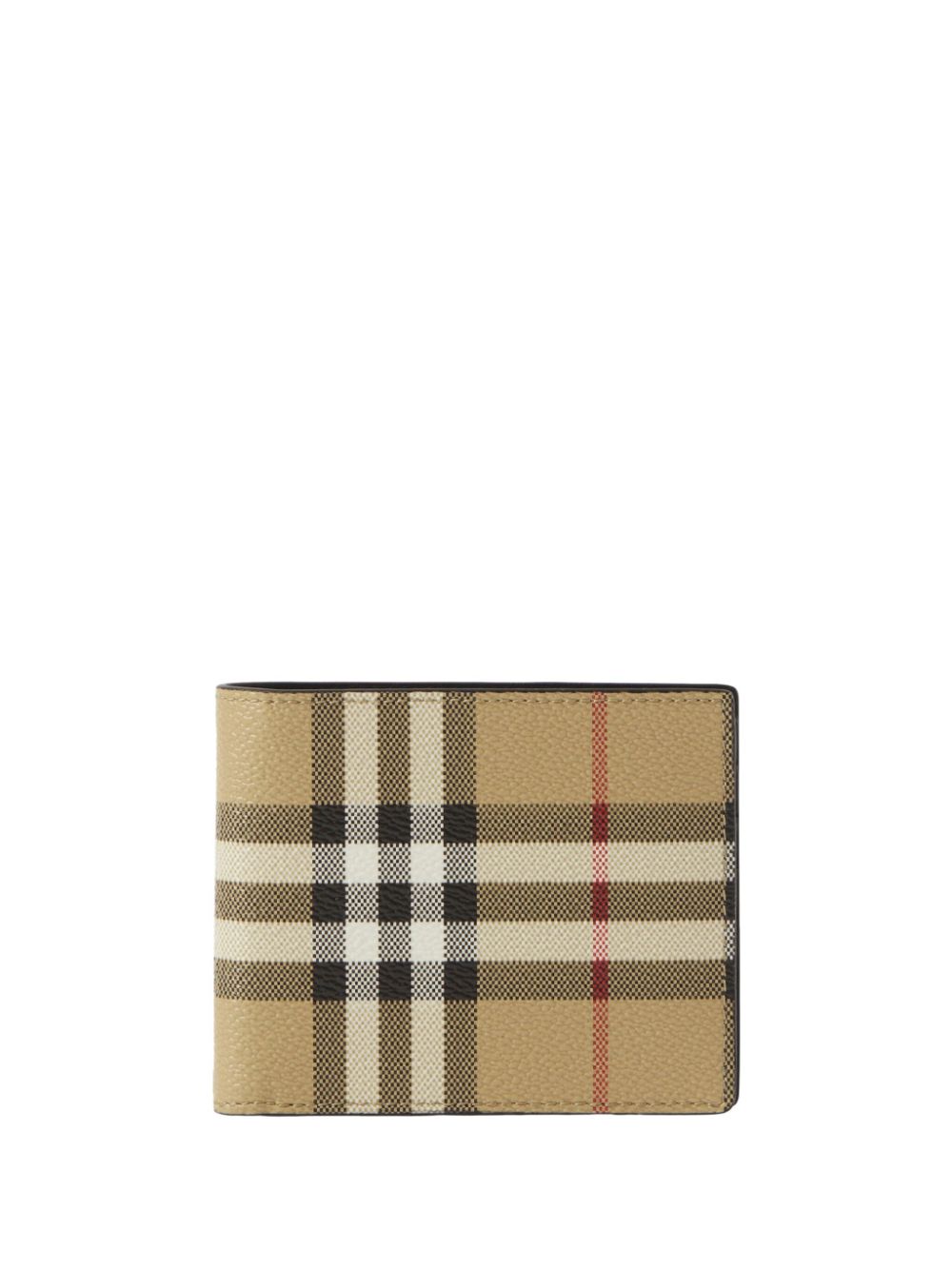 Burberry BURBERRY- Check Motif Bifold Wallet