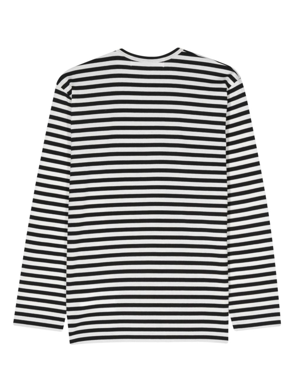 Comme Des Garçons Play COMME DES GARCONS PLAY- Logo Striped Cotton T-shirt