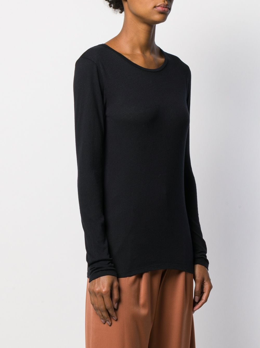 Majestic MAJESTIC- Cashmere Blend Crewneck Sweater