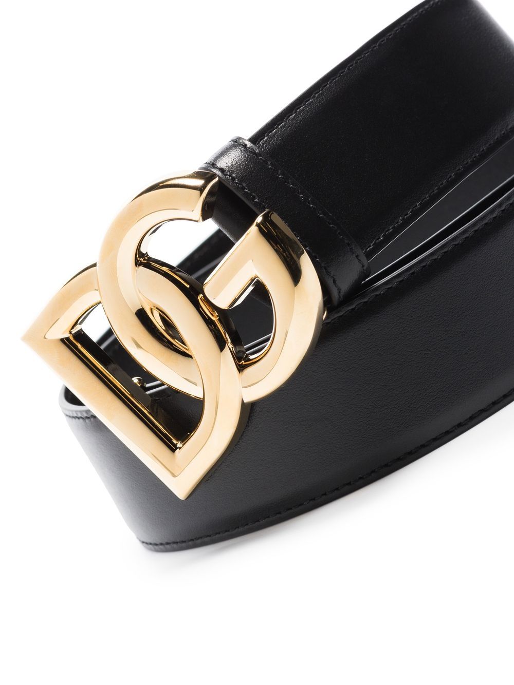 Dolce & Gabbana DOLCE & GABBANA- Dg Logo Leather Belt