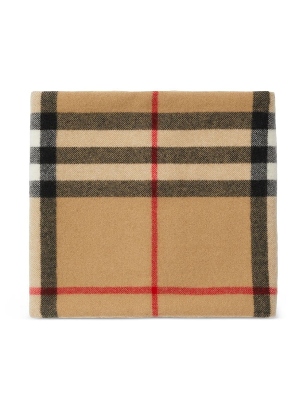 Burberry BURBERRY- Check Motif Cashmere Scarf