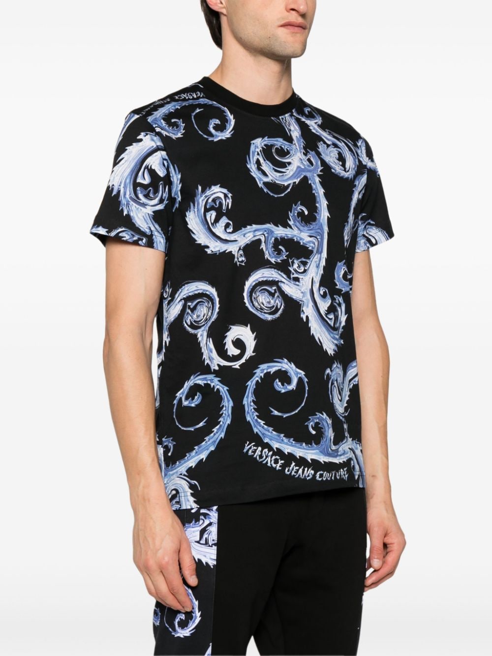 Versace Jeans Couture VERSACE JEANS COUTURE- Short Sleeve T-shirt With Print