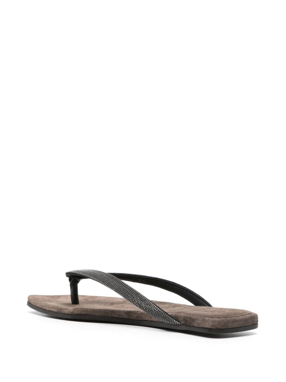 Brunello Cucinelli BRUNELLO CUCINELLI- Leather Flip Flops