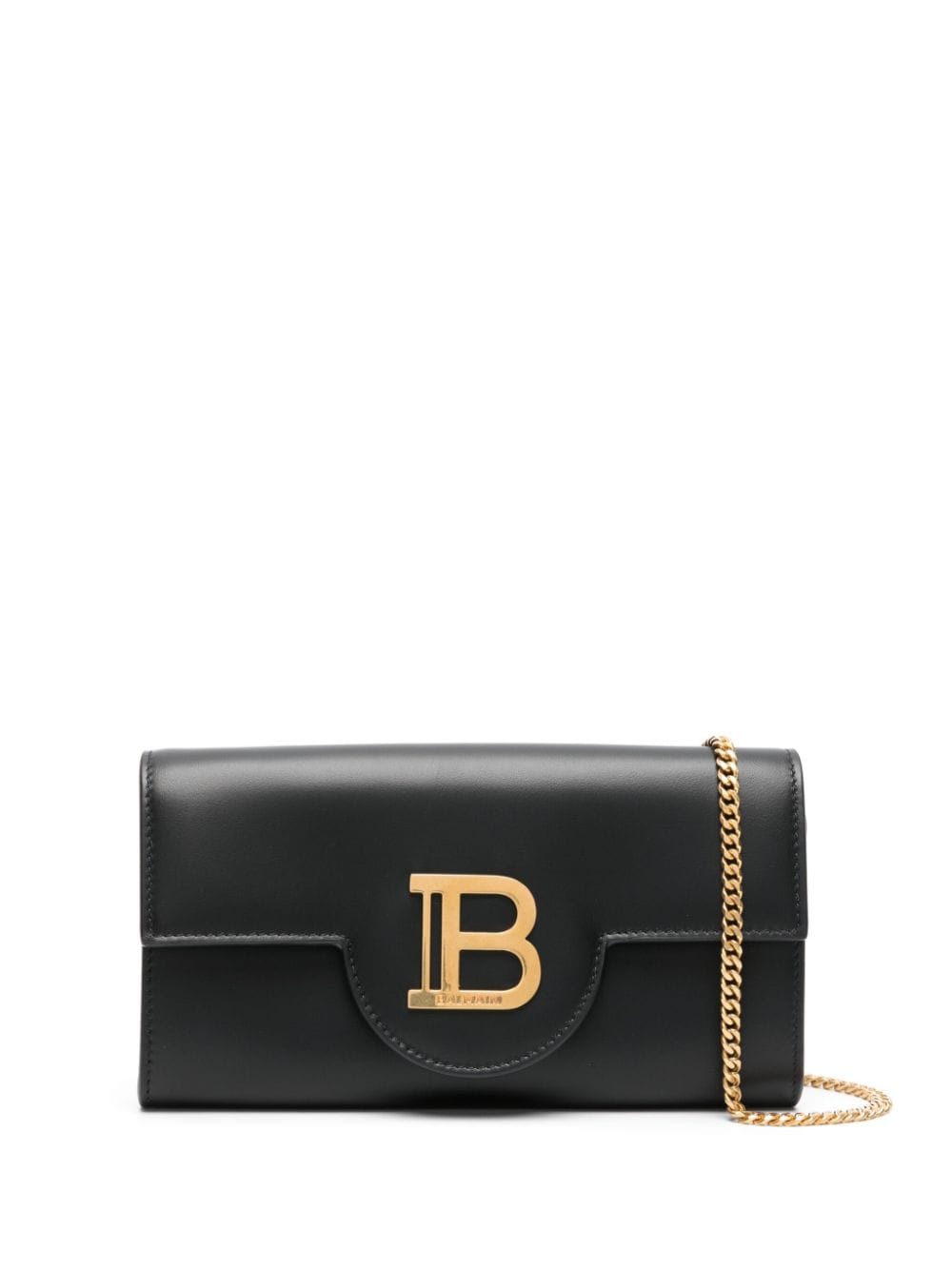 Balmain BALMAIN- B-buzz Leather Wallet On Chain