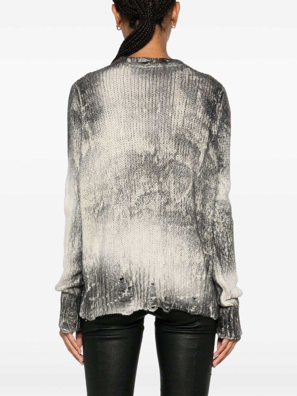 Avant Toi AVANT TOI- Marble Effect Cashmere Sweater